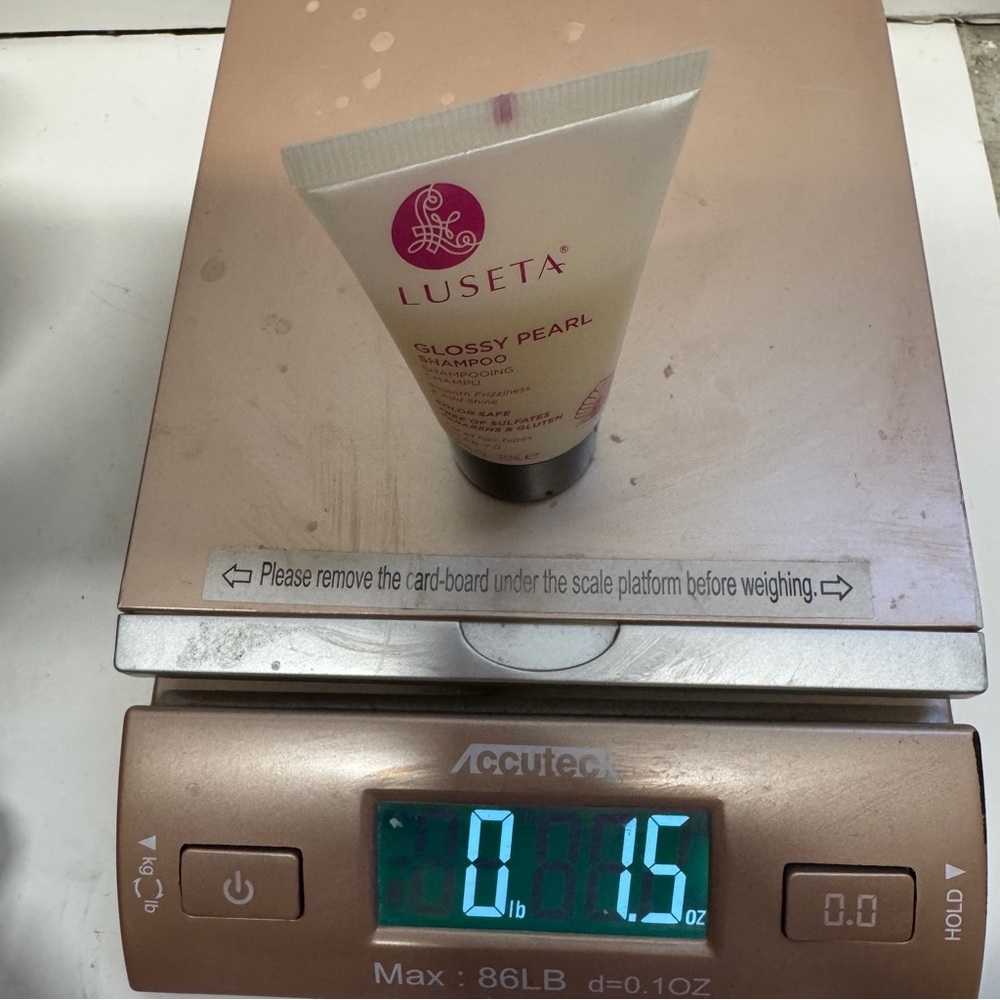 Luseta Glossy Pearl Shampoo Conditioner Travel Size 30ML - Picture 3 of 4